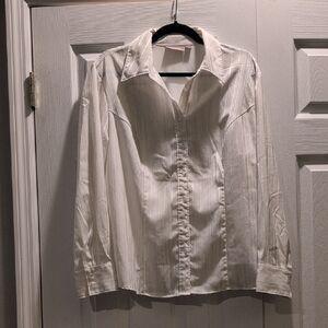 Croft & Barrow White Button-Up Shirt